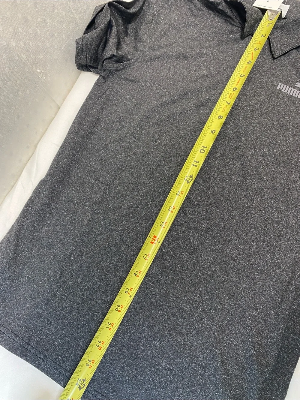 Puma Kids Polo Black Heather Size L (14-16)